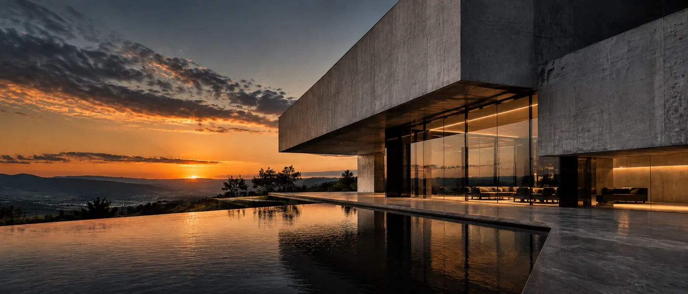 Vértice, arquitetura contemporânea em concreto