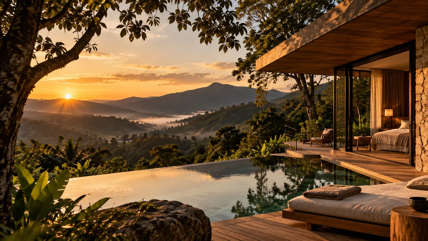 Casa Aruá, hotel integrado à mata da Serra da Mantiqueira